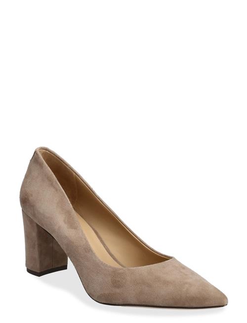 Lauren Ralph Lauren | Lanette Suede Block-Heel Pump | 37
