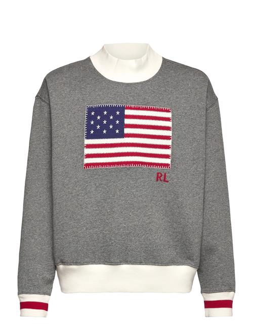 Ralph Lauren Kids | Flag Fleece Mockneck Sweatshirt | 129-130