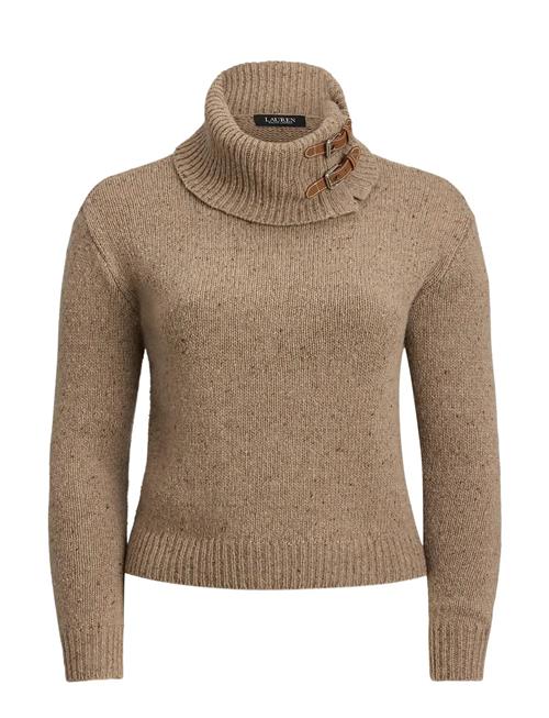 Lauren Ralph Lauren | Buckle-Trim Mélange Turtleneck Sweater | XL