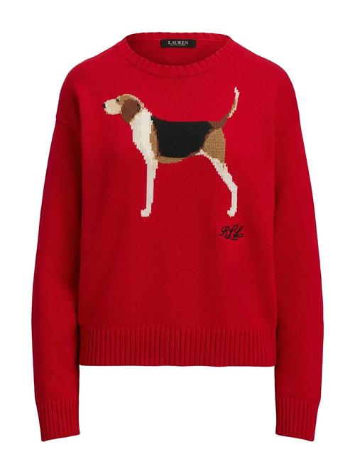 Lauren Ralph Lauren | Intarsia-Knit Foxhound Cotton Sweater | S