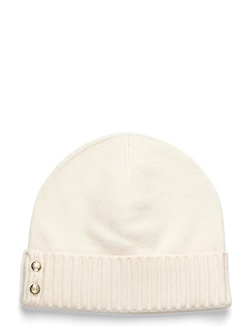 Lauren Ralph Lauren | Button-Trim Knit Beanie | ONE SIZE