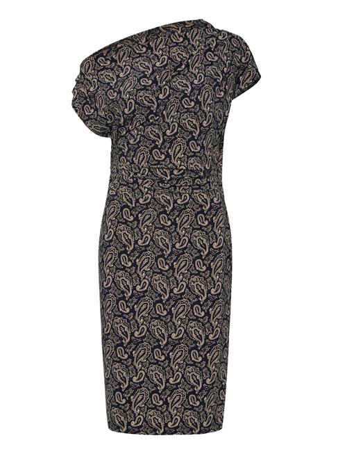 Lauren Ralph Lauren | Paisley Jersey Off-The-Shoulder Dress | 32
