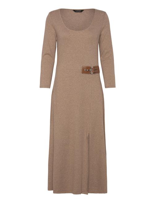 Lauren Ralph Lauren | Buckle-Trim Rib-Knit Midi Dress | 46