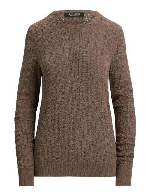 Lauren Ralph Lauren | Pointelle-Knit Cotton-Blend Sweater | S