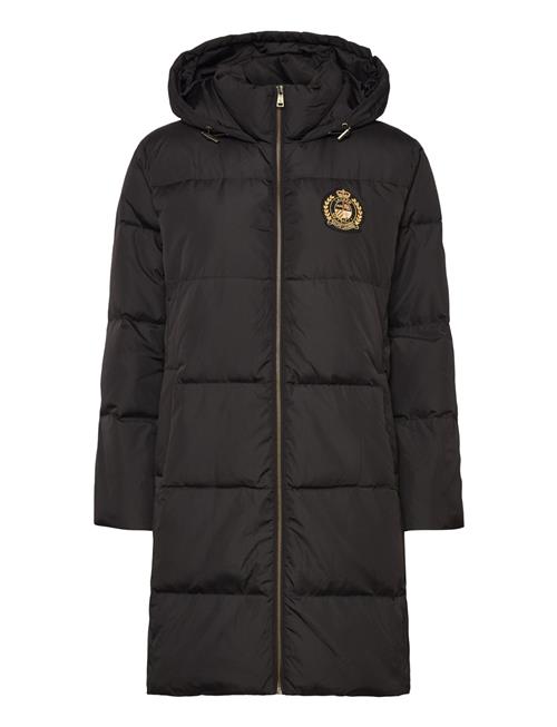 Lauren Ralph Lauren | Crest-Patch Hooded Quilted Down Coat | S