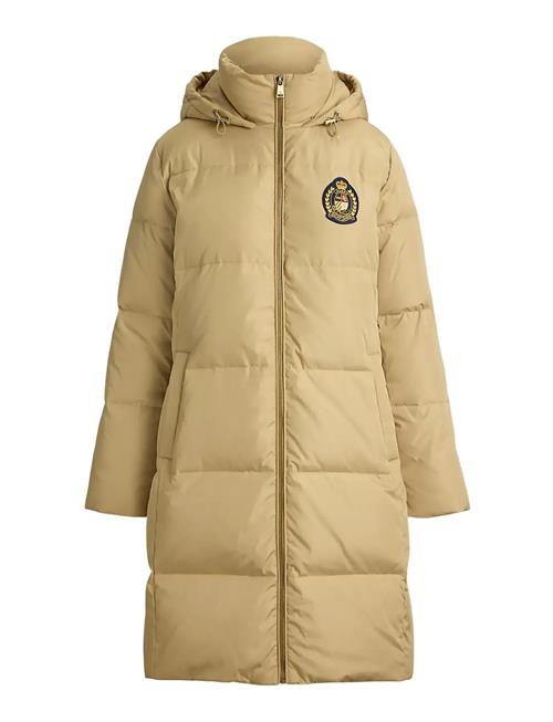 Lauren Ralph Lauren | Crest-Patch Hooded Quilted Down Coat | XL