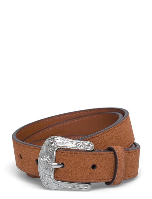 Lauren Ralph Lauren | Tooled-Buckle Leather Belt | S
