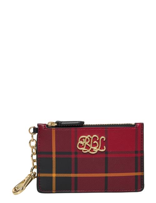 Lauren Ralph Lauren | Plaid Nappa Leather Zip Card Case | ONE SIZE