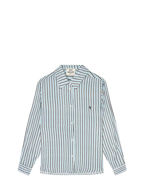 Mads Nørgaard | Delicate Twill Crane Shirt Aop | 36