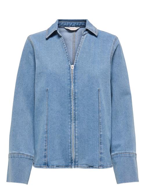 ONLY | Onlfrida Ls Zip Dnm Shirt Gua | M