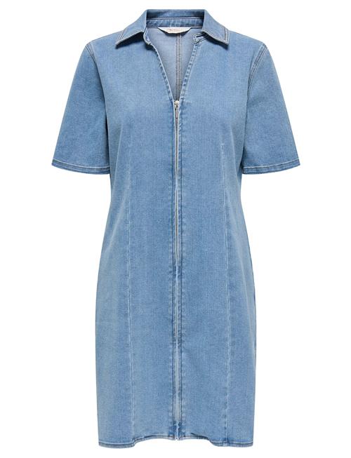 ONLY | Onlfrida Ss Zip Dnm Dress Gua | S
