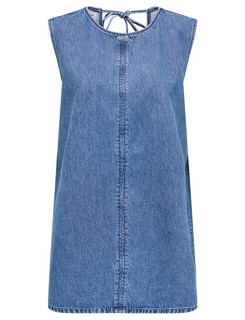 ONLY | Onlvigga S/L Mini Open Back Dress Dnm | XS