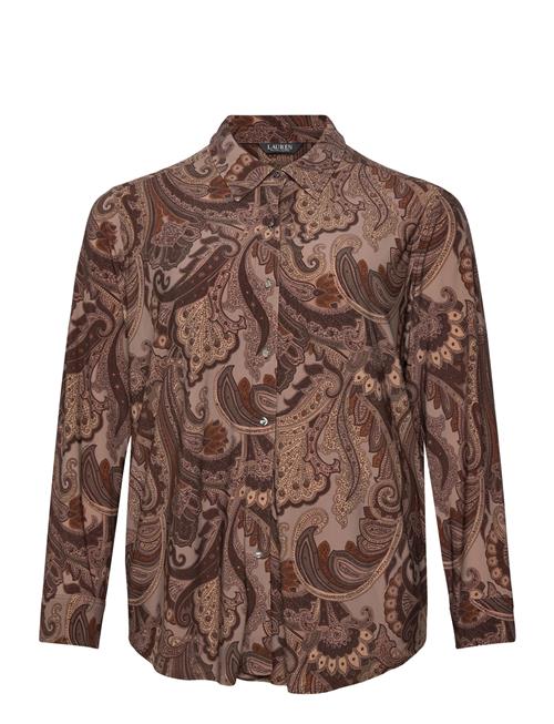 Lauren Women | Slim Fit Paisley Jersey Shirt | 46-48