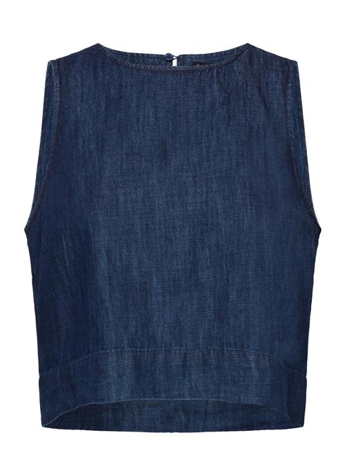 Mango | Rinse-Wash Denim Crop Top | XS
