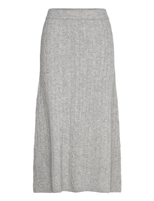 Davida Cashmere | A-Line Cable Skirt | S