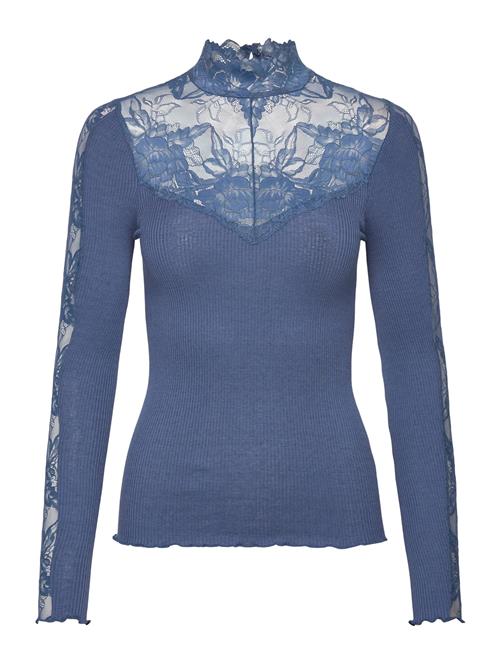 Rosemunde | Rwbeatha Silk Ls Lace T-Neck T-Shir | XS