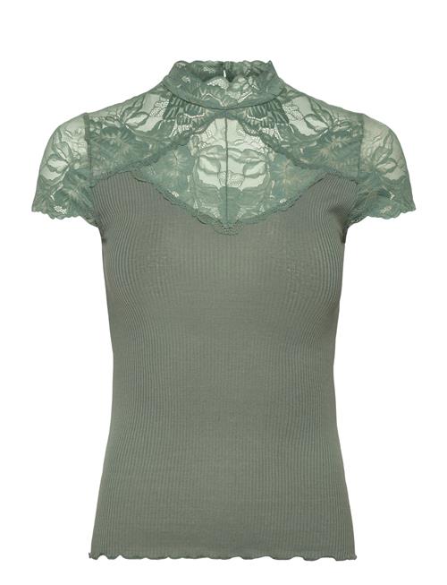 Rosemunde | Rwbeatha Silk Capsleeve Lace T-Shir | L