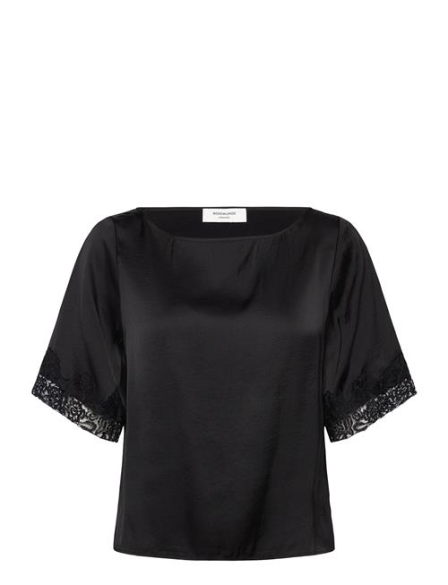 Rosemunde | Rwsatina Ss Lace Boatneck Blouse | 40