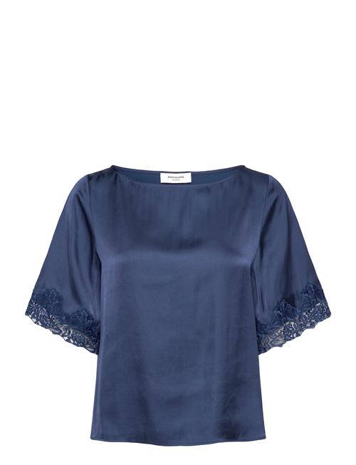 Rosemunde | Rwsatina Ss Lace Boatneck Blouse | 42