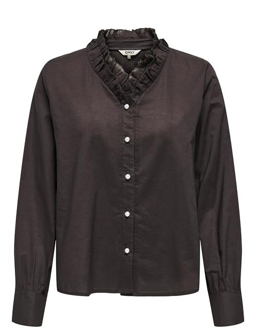 ONLY | Onlhassie L/S Frill Shirt Ox Wvn | XS