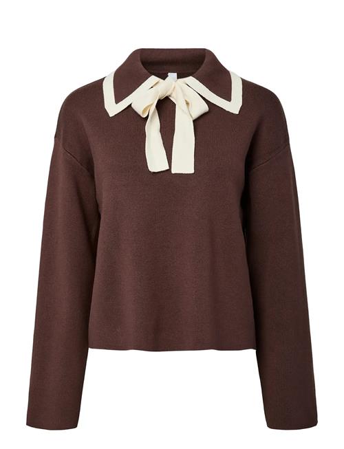 YAS | Yasjosie Ls Bow Knit Top S. Noos | M
