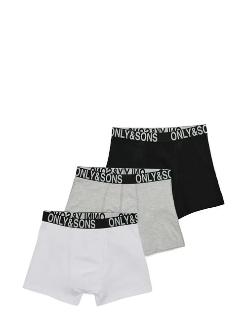 ONLY & SONS | Osjfitz Wb Bold Logo Boxer 3Pk. Acc Noos | 158-164