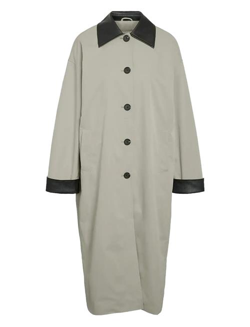 NOISY MAY | Nmnora Pu Collar Long Coat | XS