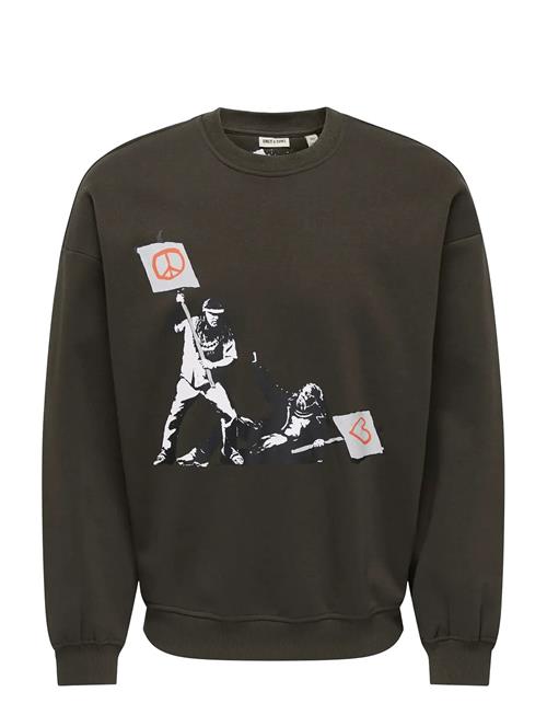 ONLY & SONS | Onsbanksy Vtg Crew Neck Vd | M