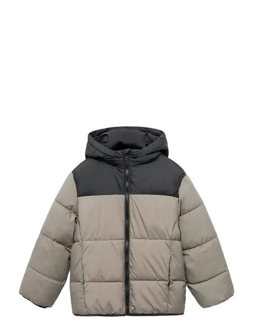Mango | Bicolour Quilted Anorak | 146
