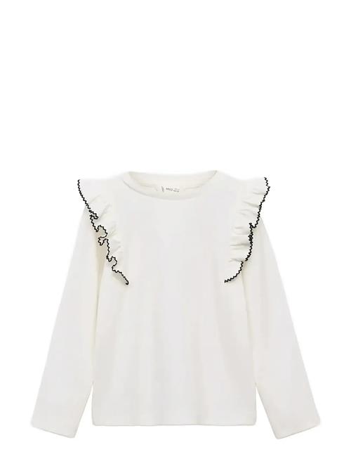 Mango | Ruffled Ribbed T-Shirt | 2-3