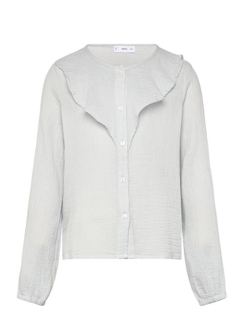 Mango | Crinkled Ruffle Shirt | 7