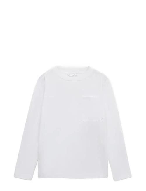 Mango | Long-Sleeved T-Shirt With Pocket | 9-10