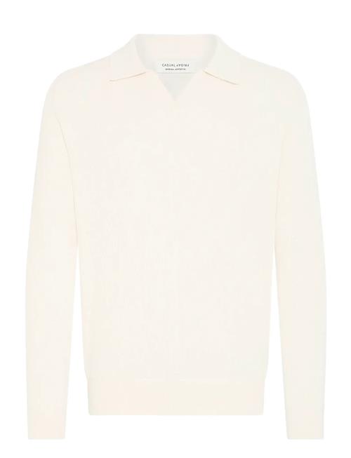 Casual Friday | Cfnordin Ls Ribbed Polo Knit | L