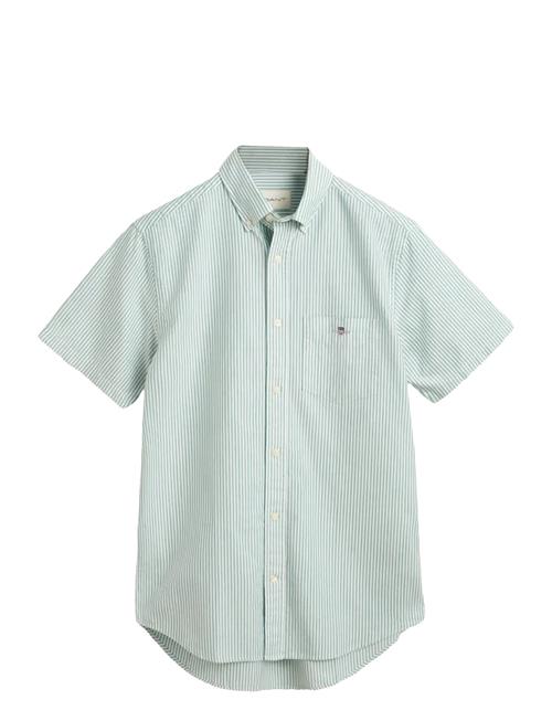 GANT | Reg Classic Oxford Stripe Ss Shirt | M