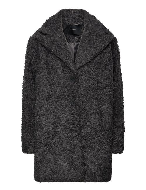Copenhagen Muse | Cmcurly-Coat Is A Coat In A Premium, Curly Material With Wide Shoulders, Front P | S