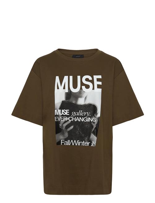 Copenhagen Muse | Cmmuse-Tee Is An Oversized T-Shirt In A Premium Material With A Rounded Neckline | S/M