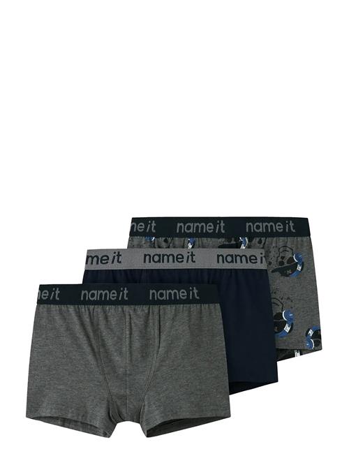 name it | Nkmboxer 3P Dark Grey Mel Skull Noos | 134-140