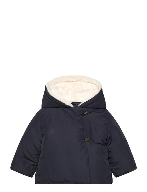Mango | Anorak With Shearling-Effect Hood | 6-9M