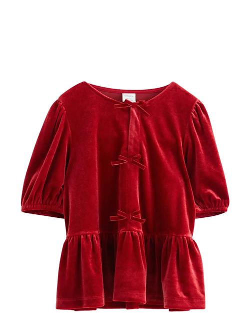 Lindex | Kortermet Topp I Fløyel | 110