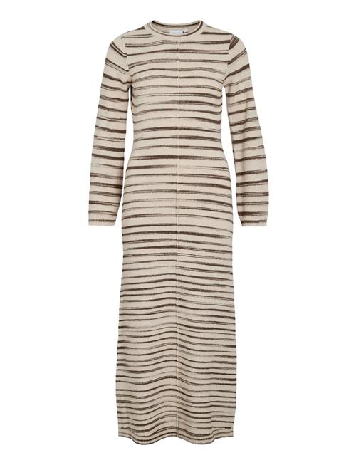 Vila | Vialaina O-Neck L/S Ankle Knit Dress/Bfs | XXL