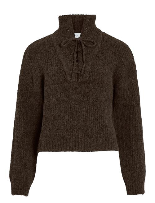 Vila | Vigleeba High Neck L/S Rib Knit Top | XL