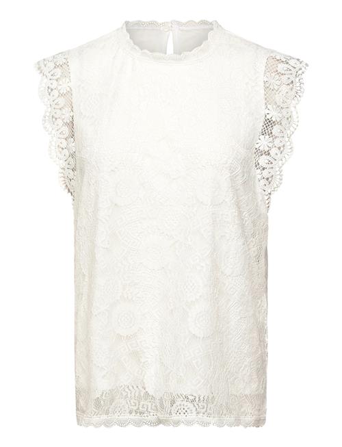 Pieces | Pcolline Sl Lace Top Wvn Noos | M