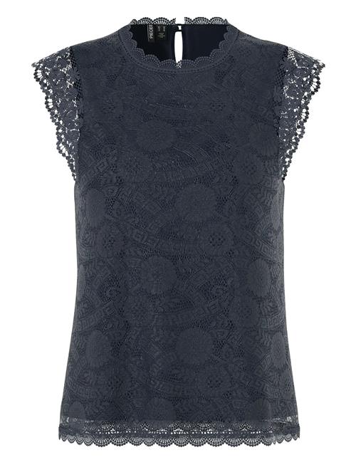 Pieces | Pcolline Sl Lace Top Wvn Noos | M