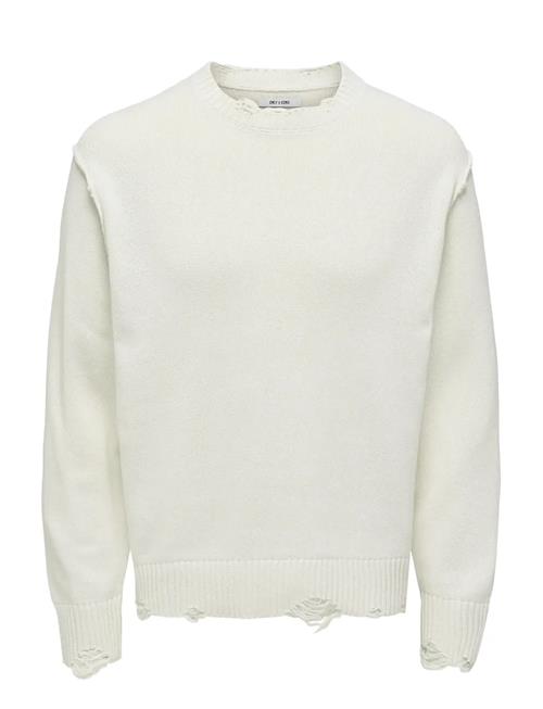 ONLY & SONS | Onstune Rlx Ls Crew Neck Knit Life | XXL