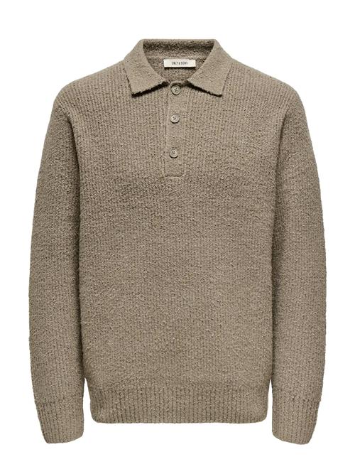 ONLY & SONS | Onsdale Rlx Ls Polo Knit Noos | S