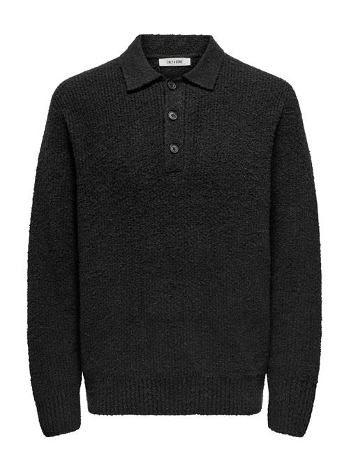 ONLY & SONS | Onsdale Rlx Ls Polo Knit Noos | S