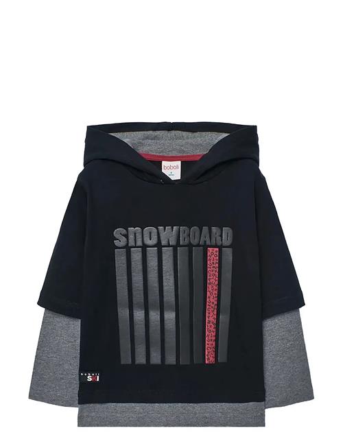 Boboli | Knit Hooded T-Shirt | 104