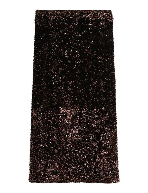 Lindex | Midikjol Med Paljetter | XS