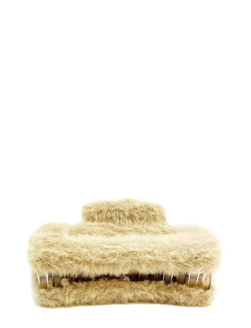 Pipol's Bazaar | Cally Furry Clamp Big Beige | ONE SIZE