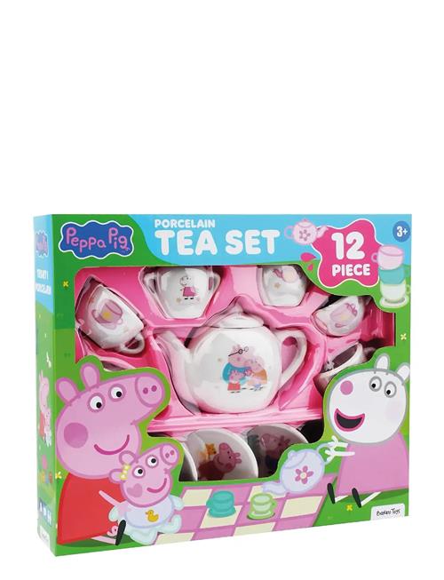 Barbo Toys | Peppa Pig - 12 Pcs Porcelain Tea Set | ONE SIZE